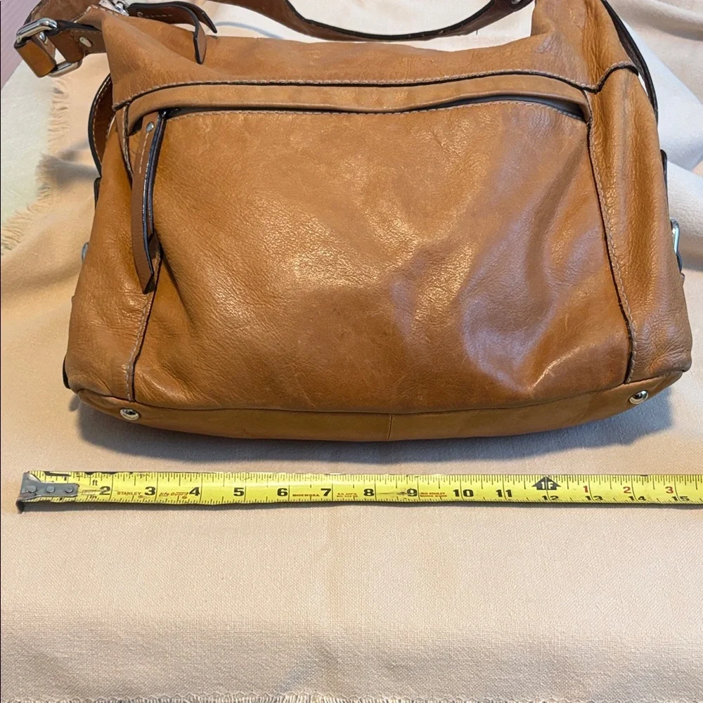 Fossil Tan Leather Hobo Bag - Picture 2 of 8